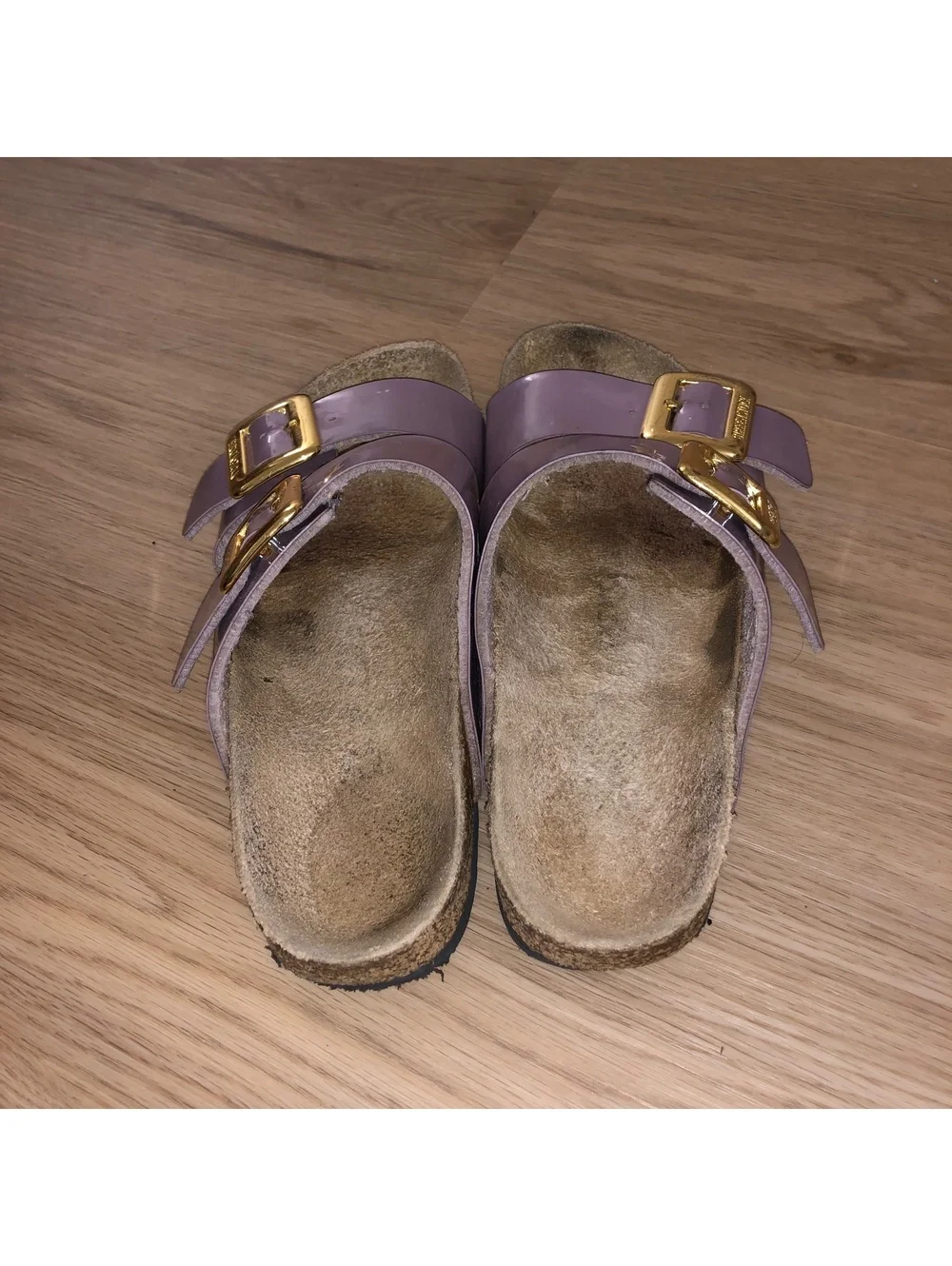 BIRKENSTOCK SYDNEY LUXE BUCKLE GRACEFUL ORCHID PURPLE SANDALS WOMENS SZ 5 EU 36
